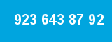 923 643 87 92